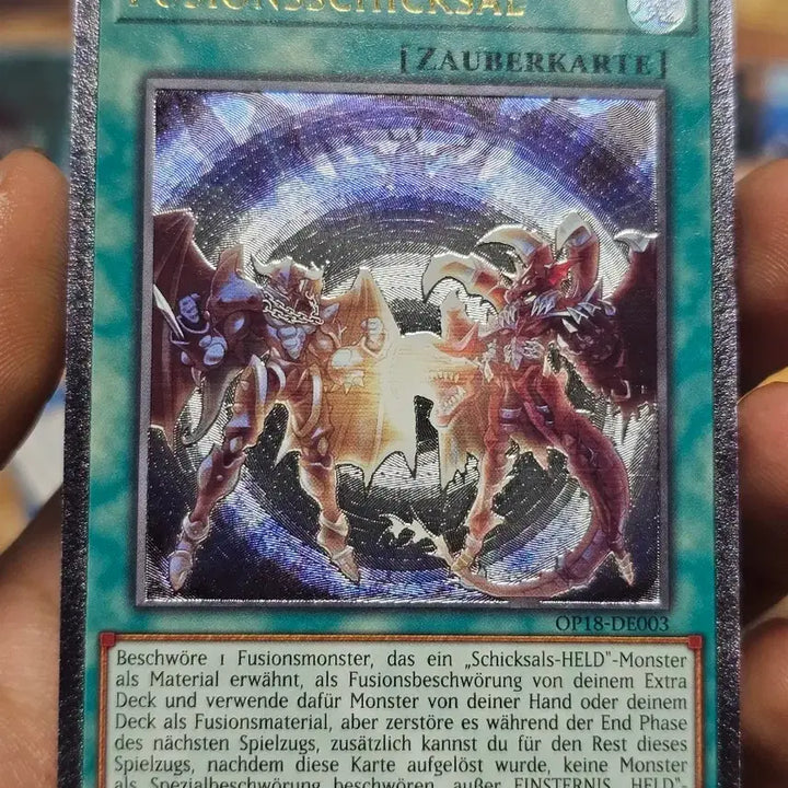 [BUNJANG] Yu-Gi-Oh! Fusion Destiny Ultimate Rare (OP18-DE003) / 유희왕 퓨전데스티니 영판 얼티 eu판 카드 OP18-DE003