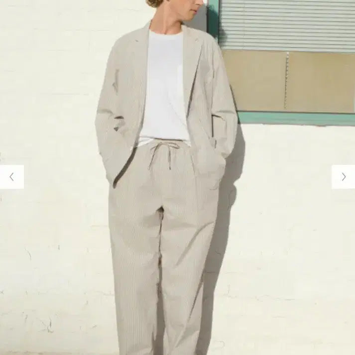 [BUNJANG] GU x Engineered Garments 26SS Collaboration Cordrain Setup Jacket &amp; Pants (XXL, Grey) / [XXL] GU x 엔지니어드가먼츠 셋업 &