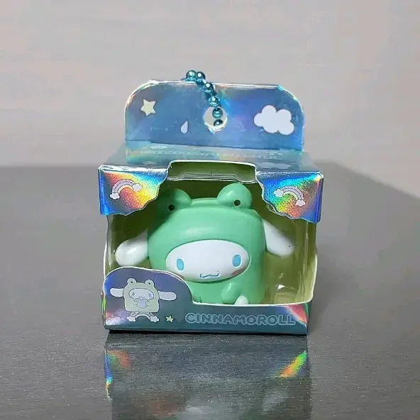 [BUNJANG] Cinnamoroll Frog Box Figure Keychain / (5월까지 할인)시나모롤 개구리 박스 피규어 키링