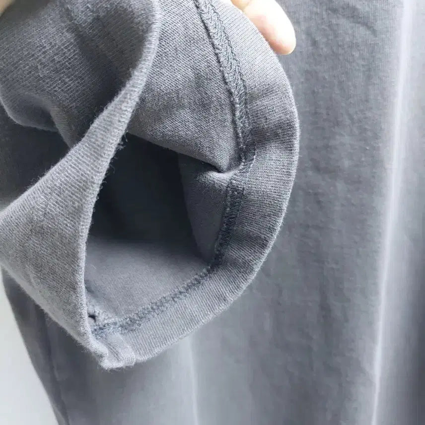 [BUNJANG] Lacoste Charcoal Gray Short Sleeve T-shirt / 라코스테 차콜 그레이 반팔 티셔츠