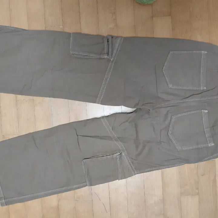 [BUNJANG] ZARA Wide Cargo Cotton Pants / ZARA 와이드 카고 면바지