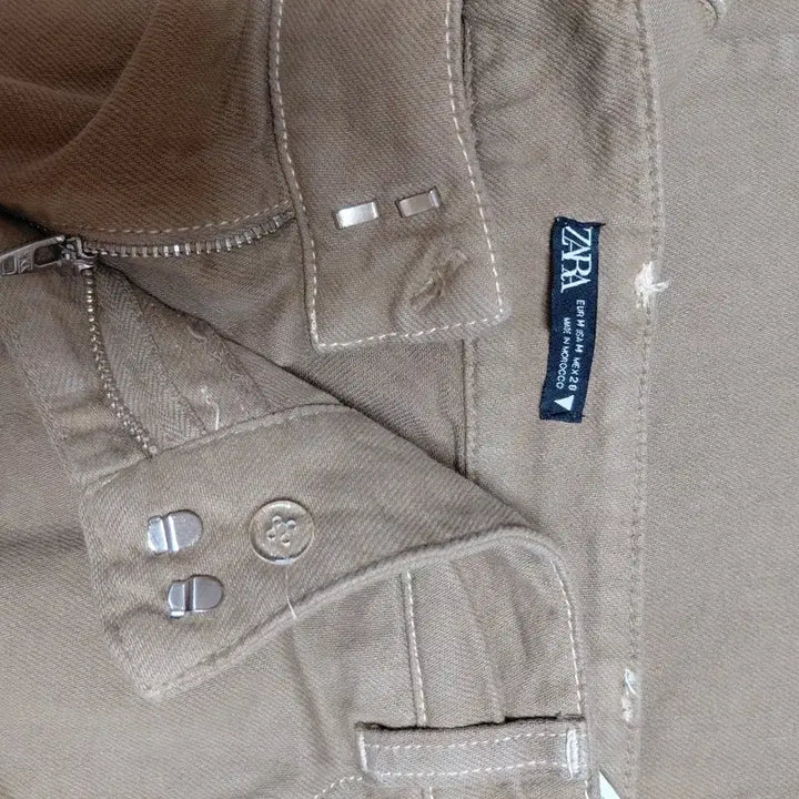 [BUNJANG] ZARA Wide Cargo Cotton Pants / ZARA 와이드 카고 면바지