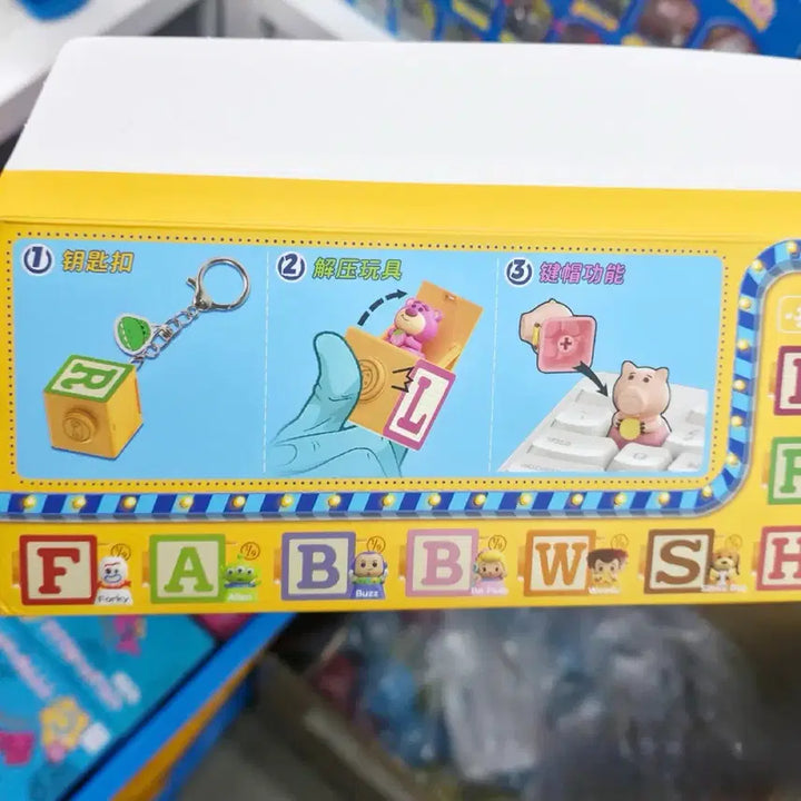[BUNJANG] Toy Story Keychain Keycap Set / 토이스토리 키캡 키링 3종 일괄 팝니다