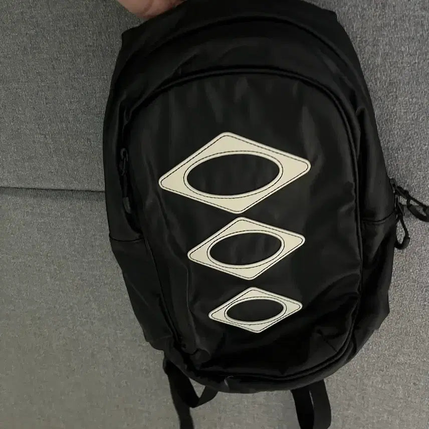 [BUNJANG] Mischief Rhombus Mini Backpack Black / 미스치프 롬버스 미니 백팩 블랙