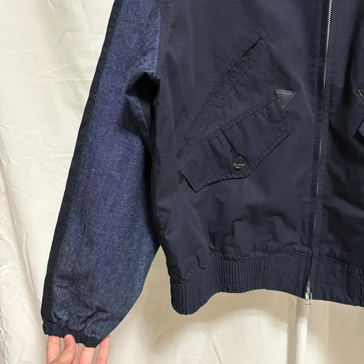 [BUNJANG] Namer Clothing Ripstop Mixed Swing Jacket - Navy, XL / 네이머클로딩 립스탑 믹스드 스윙자켓 / 네이비, XL