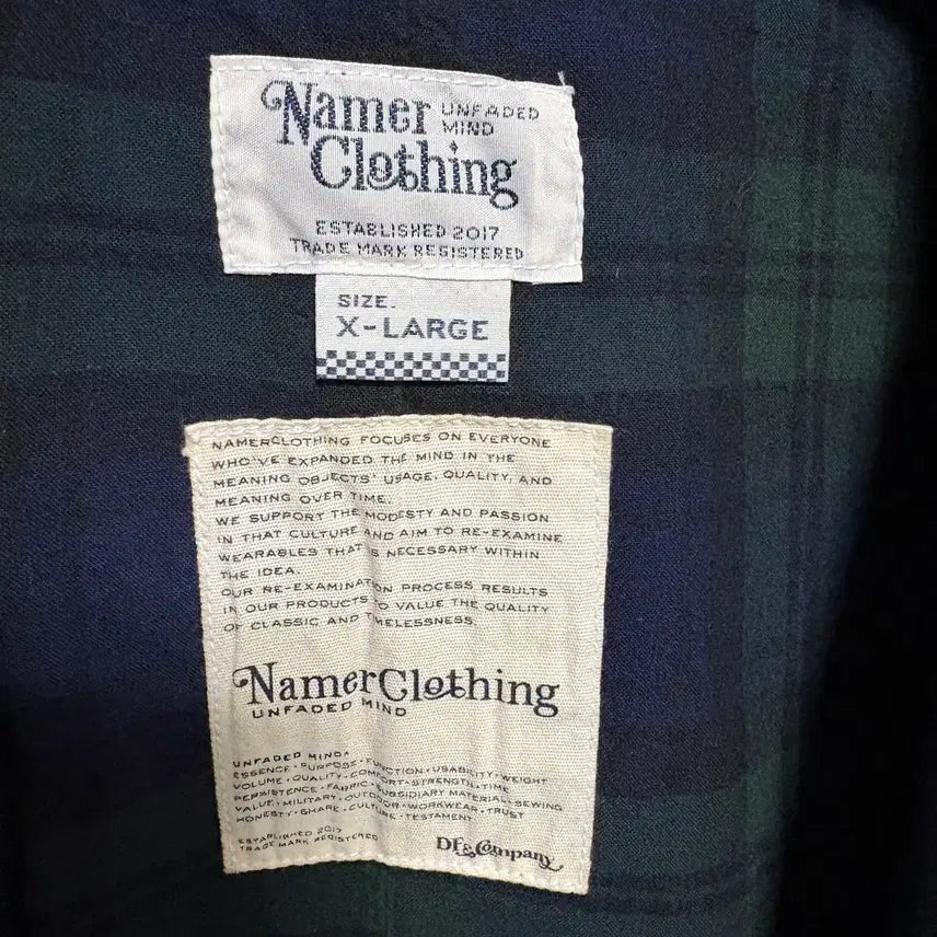 [BUNJANG] Namer Clothing Ripstop Mixed Swing Jacket - Navy, XL / 네이머클로딩 립스탑 믹스드 스윙자켓 / 네이비, XL