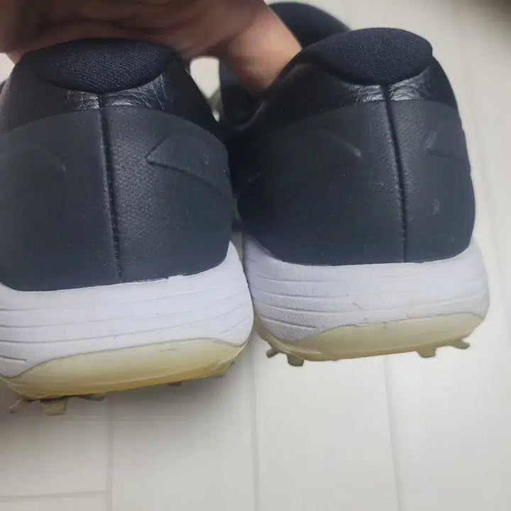 [BUNJANG] Nike Black Leather Golf Shoes 250mm / 나이키 블랙 레더골프화  250