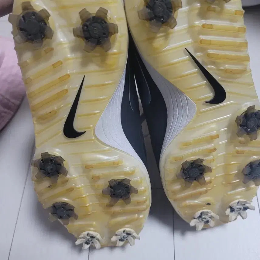 [BUNJANG] Nike Black Leather Golf Shoes 250mm / 나이키 블랙 레더골프화  250
