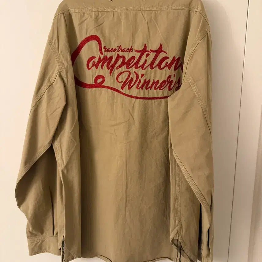 [BUNJANG] Outstanding Company Work Shirt Khaki S / 아웃스탠딩 컴퍼니 워크 셔츠 카키 S