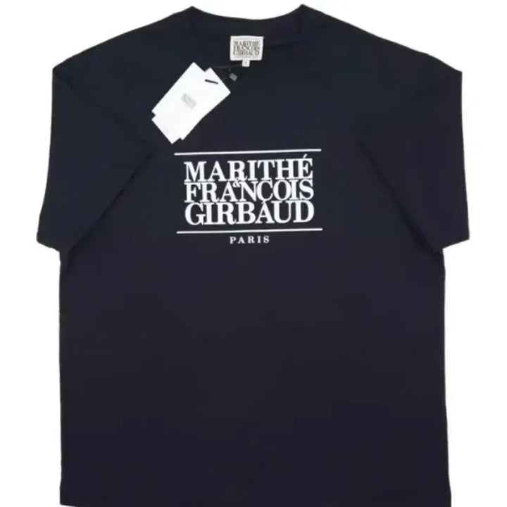 [BUNJANG] Marithe Francois Girbaud Short Sleeve T-shirt (Black/White) / 마리떼 프랑소와 저버 반팔 티셔츠 블랙/화이트 미개봉 새상품