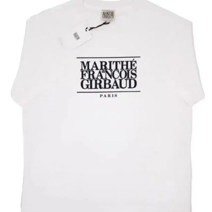 [BUNJANG] Marithe Francois Girbaud Short Sleeve T-shirt (Black/White) / 마리떼 프랑소와 저버 반팔 티셔츠 블랙/화이트 미개봉 새상품