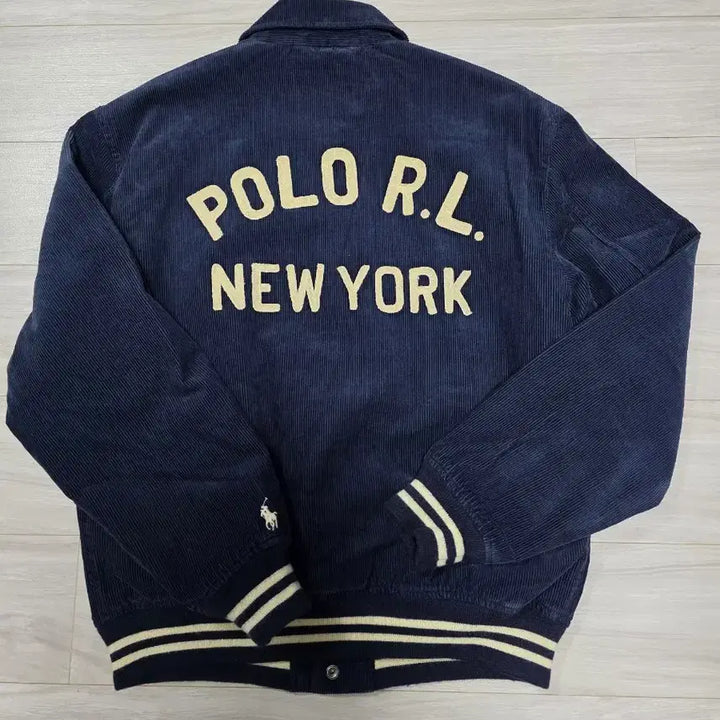 [BUNJANG] Polo Ralph Lauren Corduroy Letter Jacket M / 폴로 랄프 로렌 코듀로이 레터 자켓 M