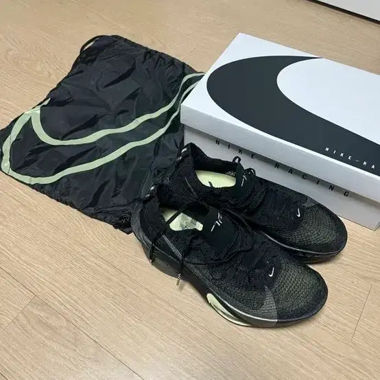 [BUNJANG] Nike Alphafly 3 Black Running Shoes - Size 270 (10K Use) / 나이키 알파플라이3 블랙 270사이즈 10K사용