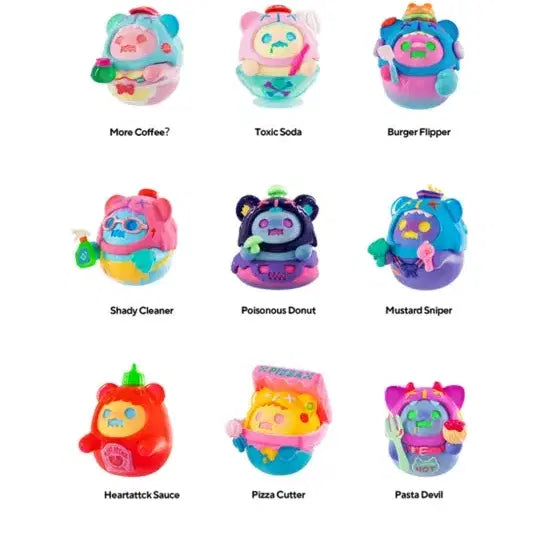 [BUNJANG] B1A4 Shinwoo Ghost Bear Dinner Series Full Box (Sealed) / (무료배송)신우 고스트 베어 디너 시리즈 풀박스 (미개봉)