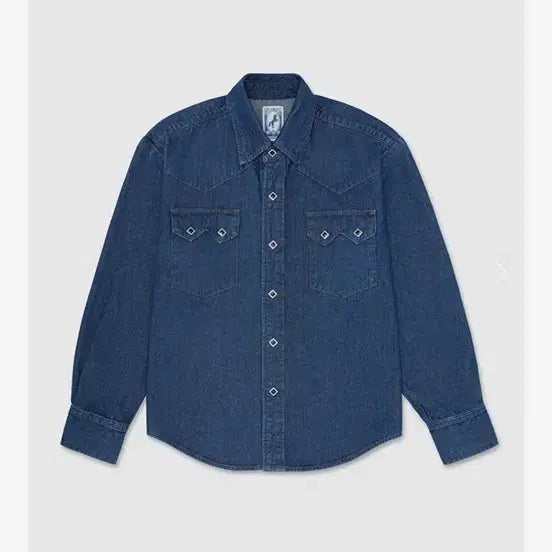 [BUNJANG] URBANIC30 Sawtooth Western Shirt Indigo / 얼바닉30 Sawtooth Western Shirt