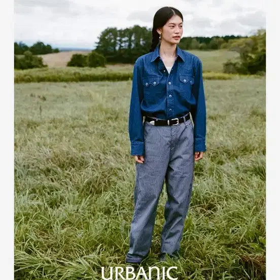 [BUNJANG] URBANIC30 Sawtooth Western Shirt Indigo / 얼바닉30 Sawtooth Western Shirt