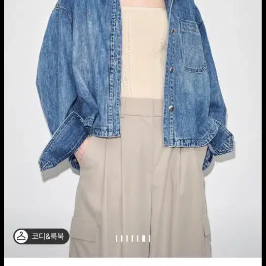 [BUNJANG] Time Denim Hooded Denim Jacket / 타임 데님 후드 데님
