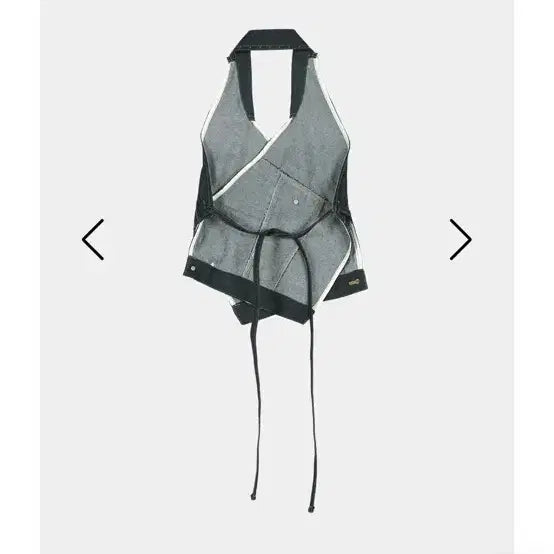 [BUNJANG] Andersson Bell Upside-Down Indigo Denim Halter Top / 앤더슨벨 upside-down indigo denim halter top