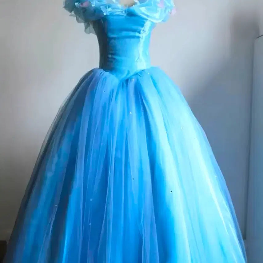 [BUNJANG] Cinderella Graduation Dress Rental / 졸업사진 인생샷 공주 웨딩드레스 속치마 대여