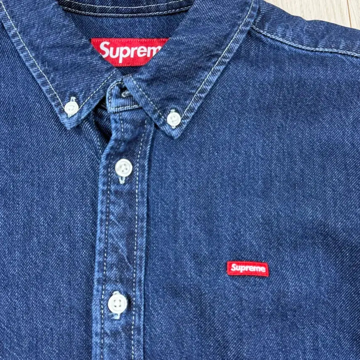 [BUNJANG] Supreme Denim Small Box Shirt Size S / 슈프림 Supreme 데님 스몰박스 셔츠 S 사이즈