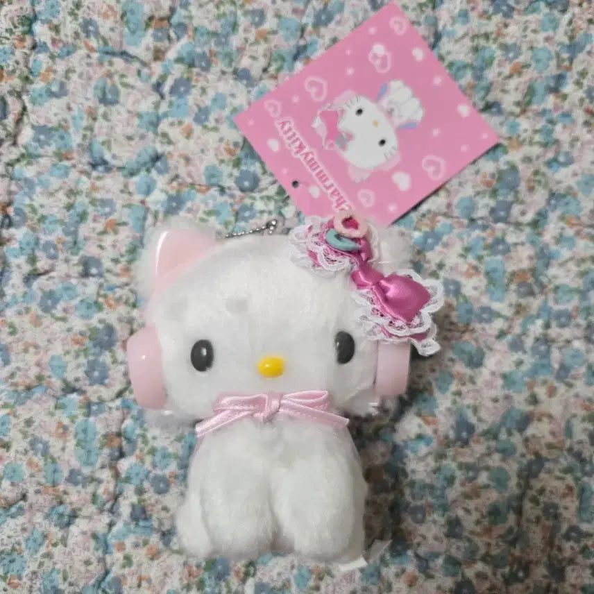 [BUNJANG] Sanrio Charmy Kitty Headset Doll Keyring / 산리오 챠미키티 헤드셋 인형 키링