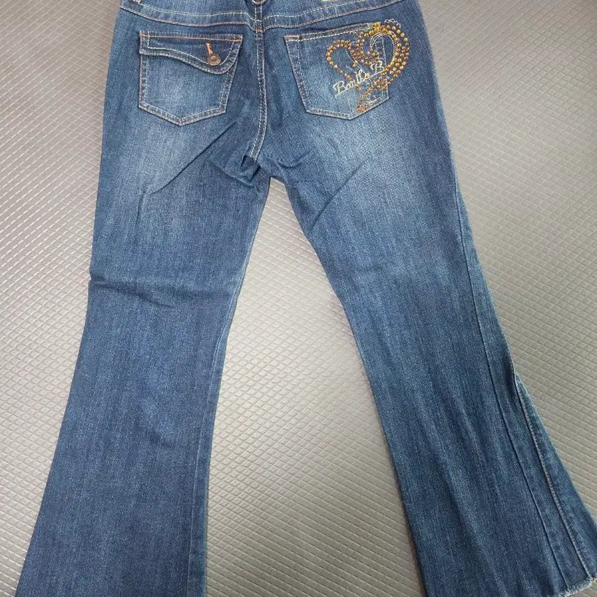 [BUNJANG] Jewel Embellished Flared Jeans / 청바지