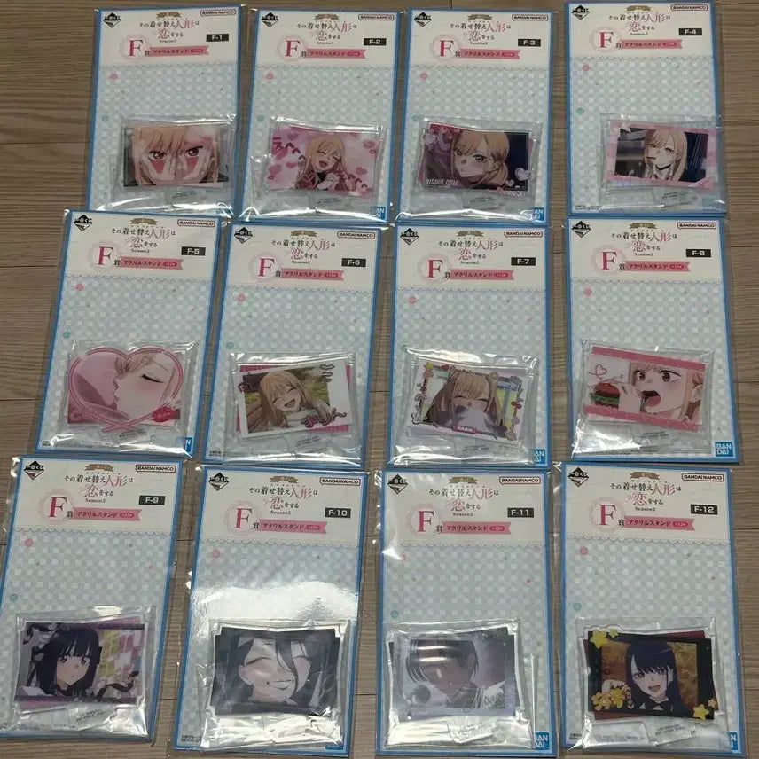 [BUNJANG] Bisque Doll Kitagawa Marin F Prize Acrylic Stand Set / 비스크돌 키타가와 마린 쿠지 F상 풀세트