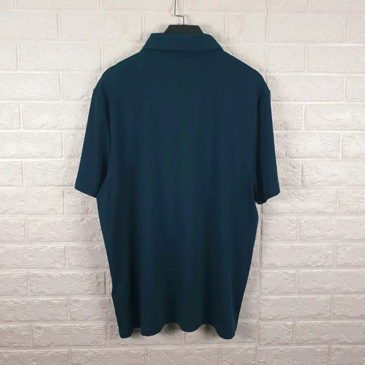 [BUNJANG] Kappa Functional Short Sleeve Polo T-Shirt Dark Green (New) / [100]카파 기능성 반팔 카라티 (새상품)