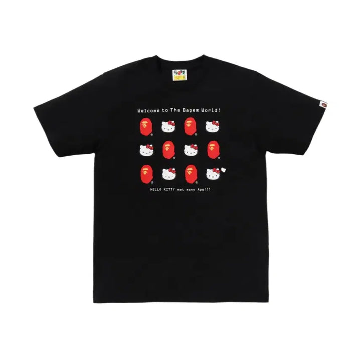 [BUNJANG] BAPE x Sanrio Hello Kitty Collaboration T-Shirt XL / 베이프 x 산리오 콜라보 헬로키티 티셔츠 반팔 XL