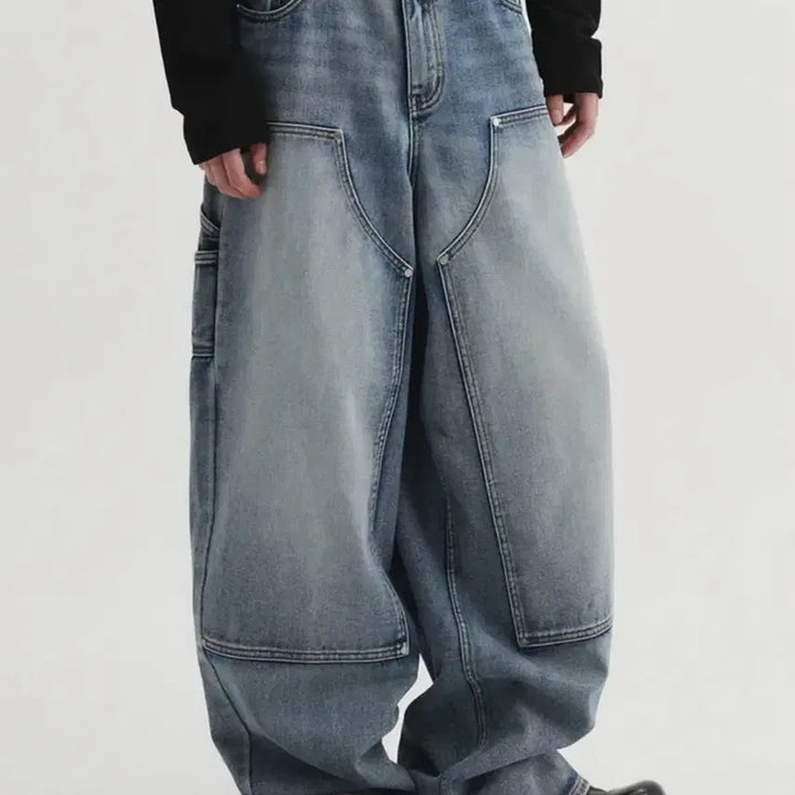[BUNJANG] DNSR Carpenter Denim Pants XL / DNSR 브러쉬 카펜터 데님 xl