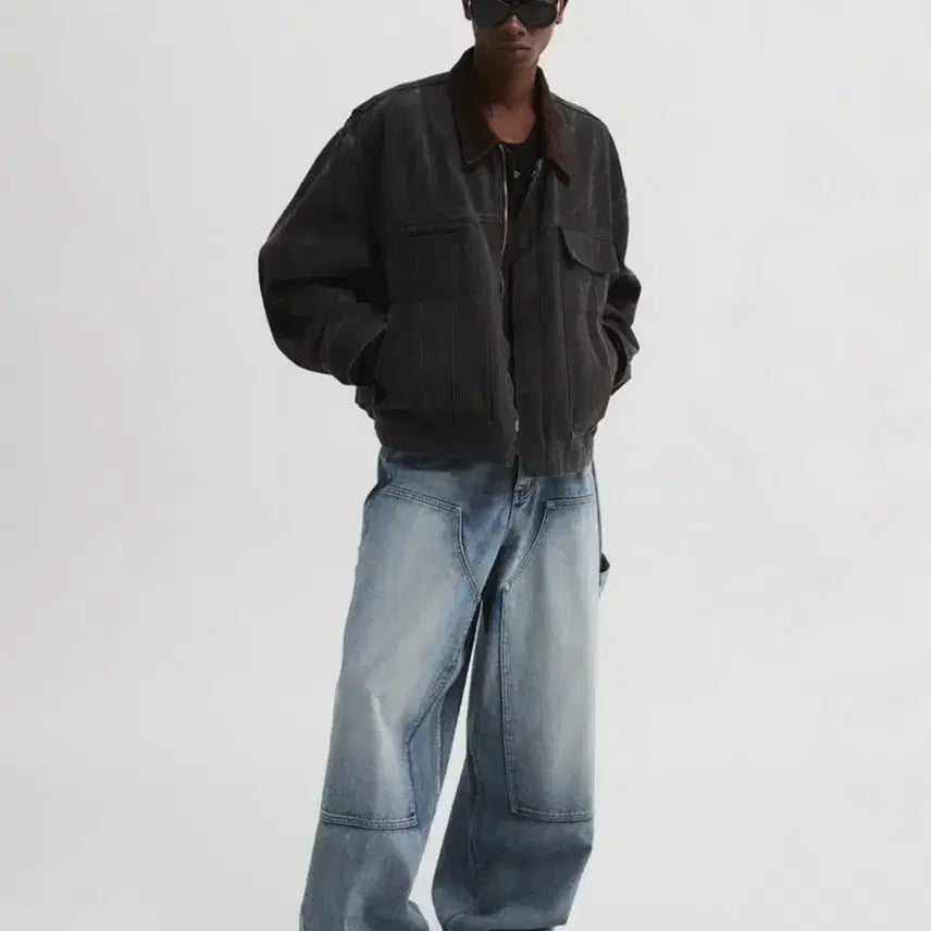 [BUNJANG] DNSR Carpenter Denim Pants XL / DNSR 브러쉬 카펜터 데님 xl