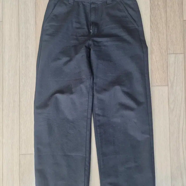 [BUNJANG] Uniqlo Wide Straight Pants Black S / 유니클로 와이드 스트레이트 팬츠 블랙 S 팝니다.