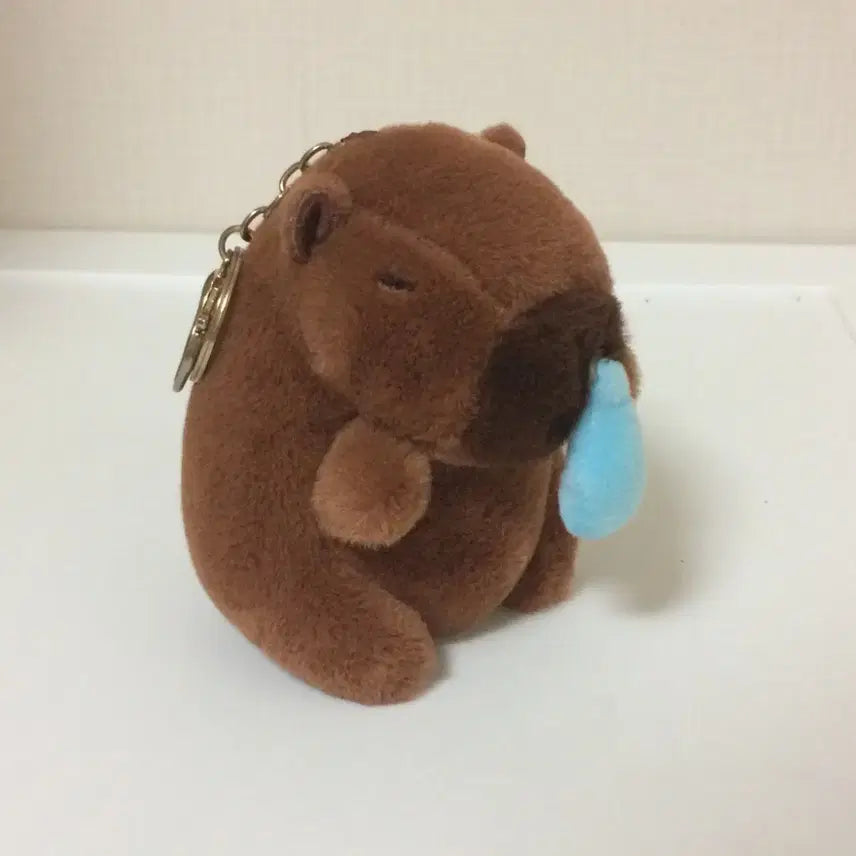 [BUNJANG] Snot Capybara Plush Keychain / 콧물 카피바라 인형 키링