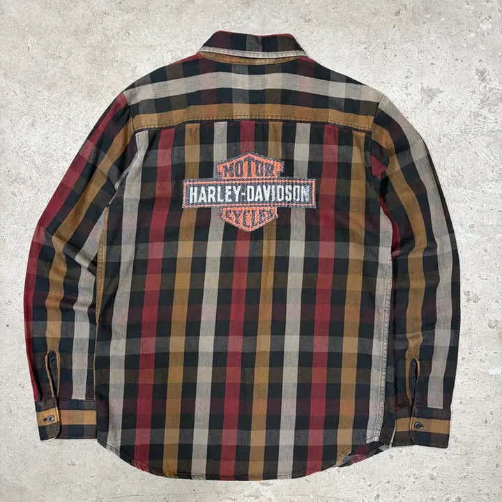 [BUNJANG] Harley-Davidson Embroidered Shirt / 할리데이비슨 자수 셔츠[2481]