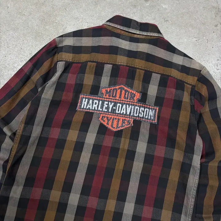 [BUNJANG] Harley-Davidson Embroidered Shirt / 할리데이비슨 자수 셔츠[2481]