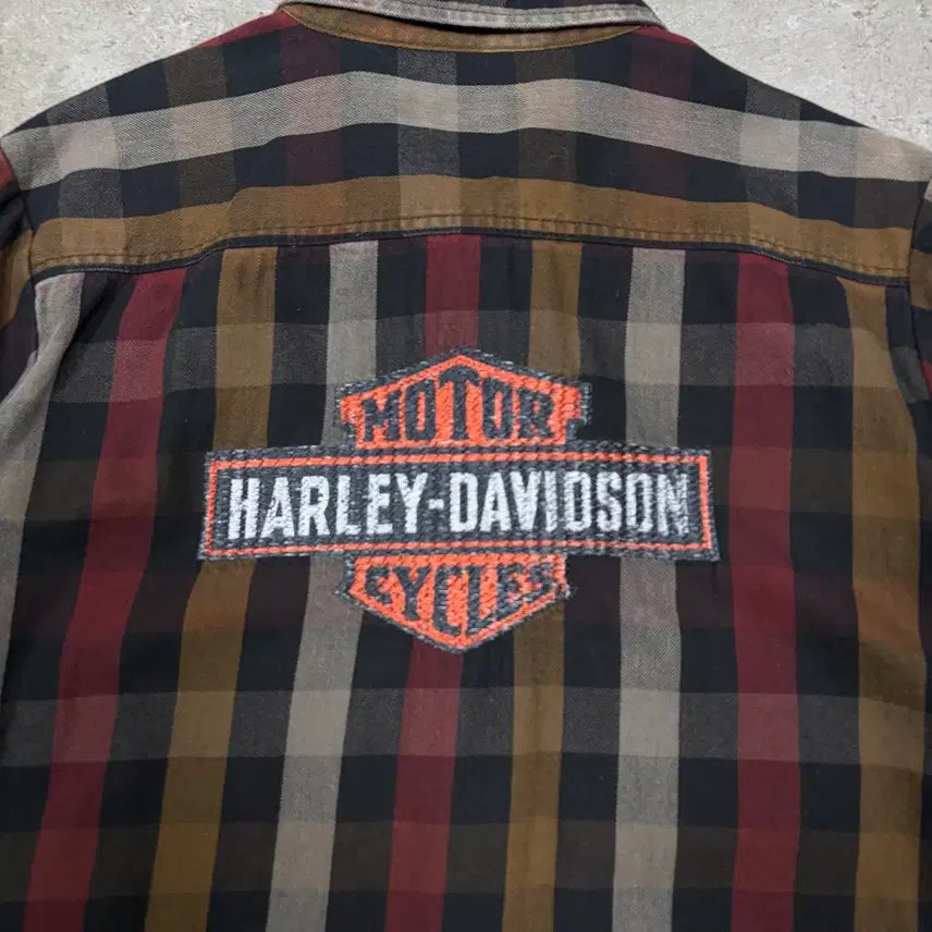 [BUNJANG] Harley-Davidson Embroidered Shirt / 할리데이비슨 자수 셔츠[2481]