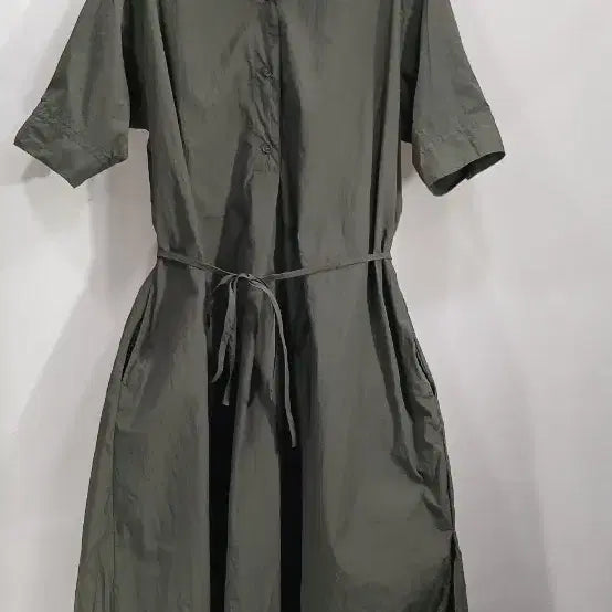 [BUNJANG] the hiStory Long Shirt Dress / the hiStory 셔츠형 바스락 롱 원피스