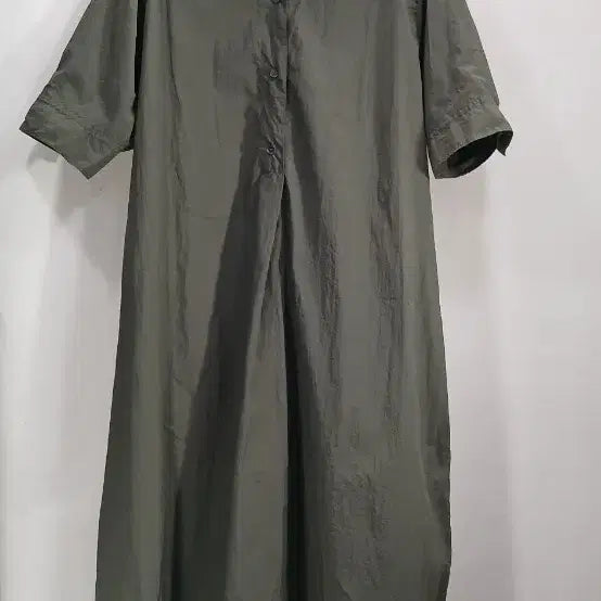 [BUNJANG] the hiStory Long Shirt Dress / the hiStory 셔츠형 바스락 롱 원피스