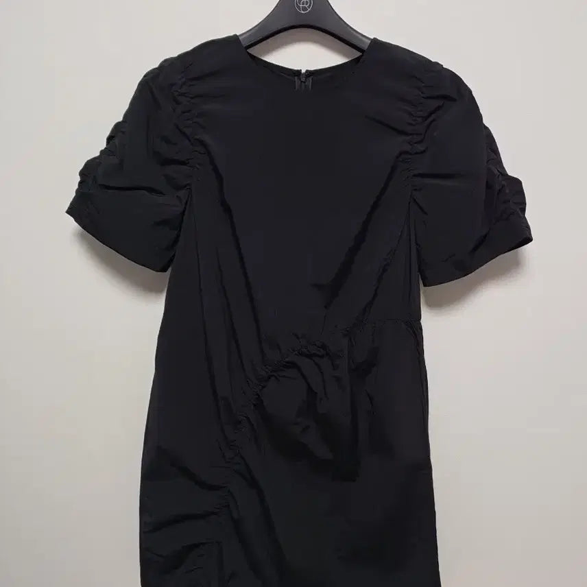 [BUNJANG] KUHO PLUS Nylon Blend Asymmetrical Shirring Dress Size 2 / 구호플러스 원피스 2사이즈