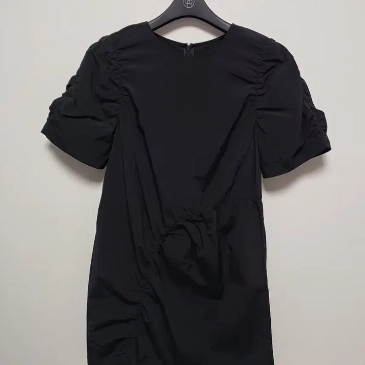 [BUNJANG] KUHO PLUS Nylon Blend Asymmetrical Shirring Dress Size 2 / 구호플러스 원피스 2사이즈