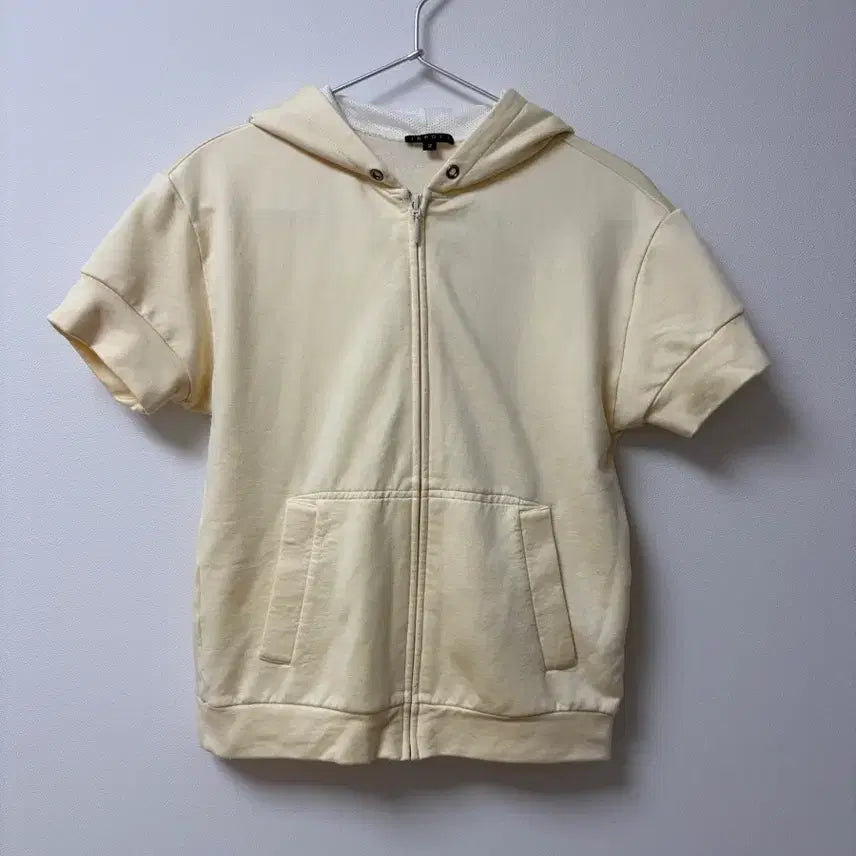 [BUNJANG] Theory Short Sleeve Hoodie Zip-Up / 띠어리 반팔 후드집업