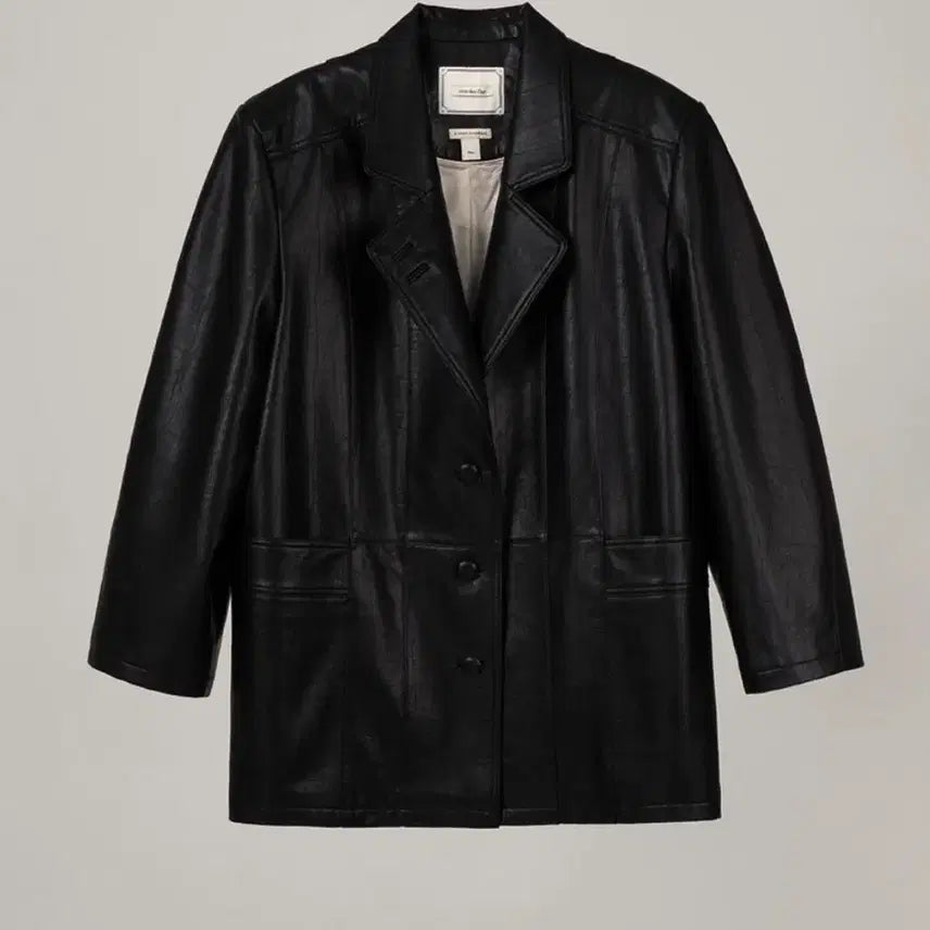 [BUNJANG] Overdue Flare Leather Jacket / 오버듀플레어 레더 자켓