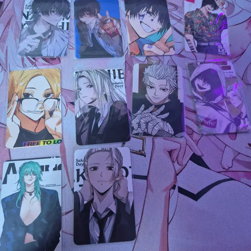 [BUNJANG] Sakamoto Days "Sakada" Unofficial Goods Photocard Bundle Set / 일괄) 사카모토 데이즈 사카데이 비공굿 포토카드
