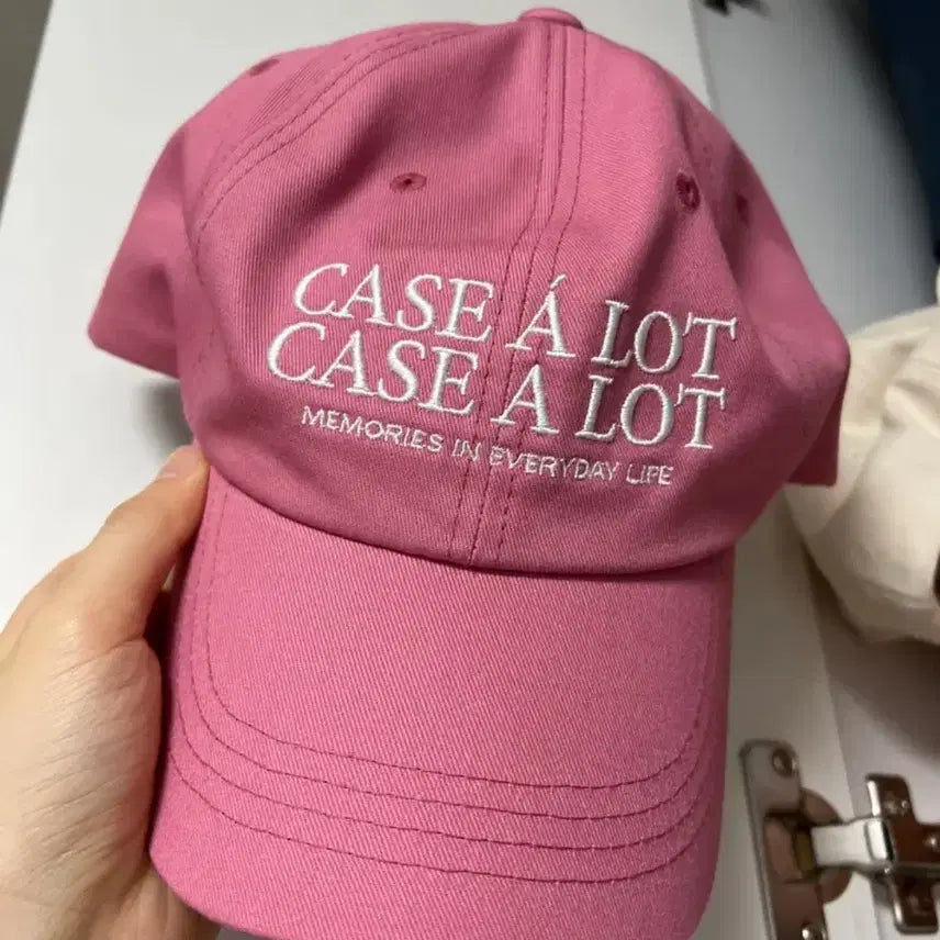 [BUNJANG] Case-alot Pink Ball Cap / 케이스 어랏 핑크 볼캡