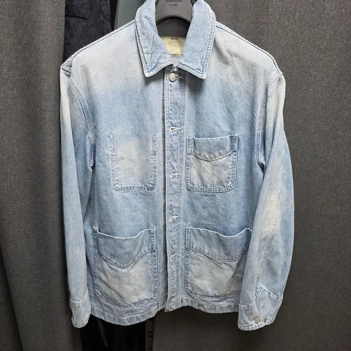 [BUNJANG] POTTERY Denim Work Jacket Size 2 / POTTERY 데님 워크 자켓 2사이즈