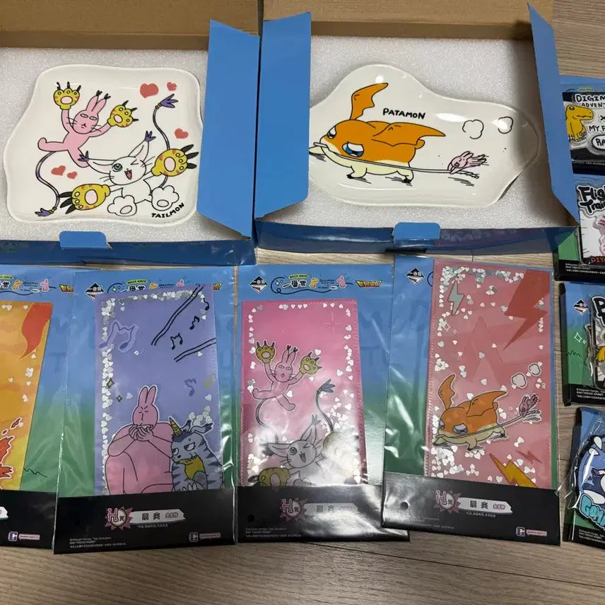 [BUNJANG] Digimon Adventure Ichiban Kuji E Prize Fluttershy Plate / (새상품 일괄)제일복권 디지몬 어드벤처 x RABBIT E상 외 일괄