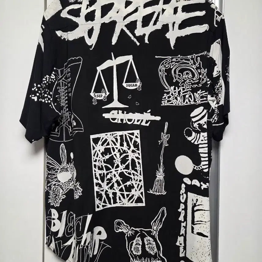 [BUNJANG] Supreme Dream Rayon Shirt Black M / 17SS 슈프림 드림 레이온 셔츠 블랙 M사이즈