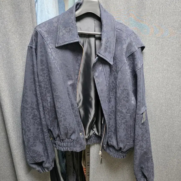 [BUNJANG]  Elwood Jacquard Blouson Size 46 / 엘무드 쟈카드 블루종 46사이즈