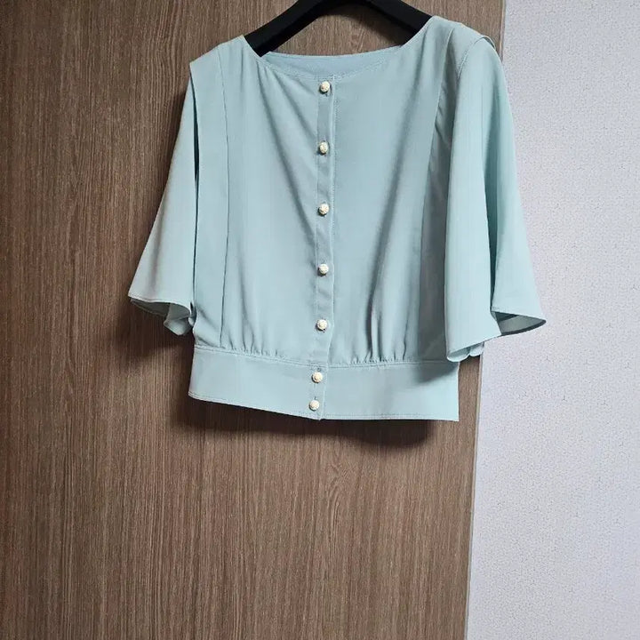 [SOLD OUT] ㅣ미샤 블라우스 민트ㅣ