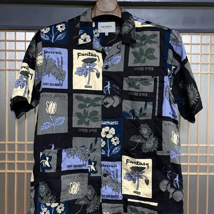 [BUNJANG] Carhartt WIP Open Collar Shirt Verdant / 칼하트WIP 오픈카라셔츠 100사이즈